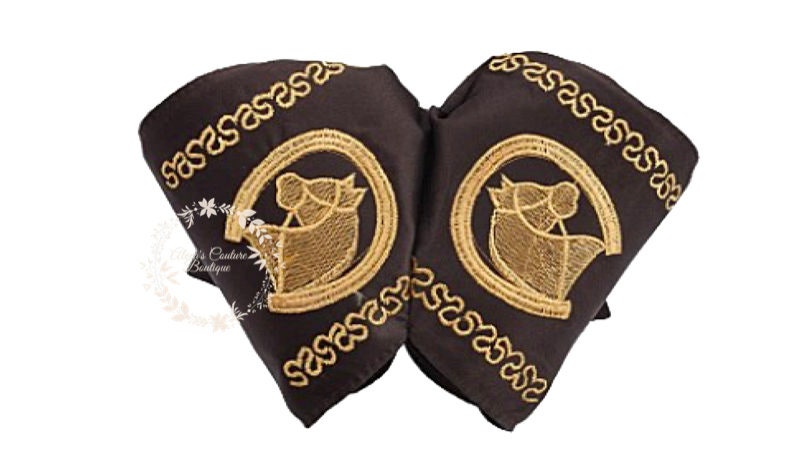 Embroidered Charro Bow for Adults, Mexican Bow for Adults, Charro, Bow Tie, Embroidery, Mariachi Accessories M4 101