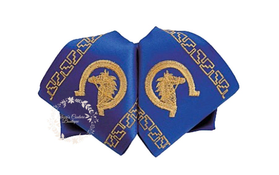 Embroidered Charro Bow for Adults, Mexican Bow for Adults, Charro, Bow Tie, Embroidery, Mariachi Accessories M4 215