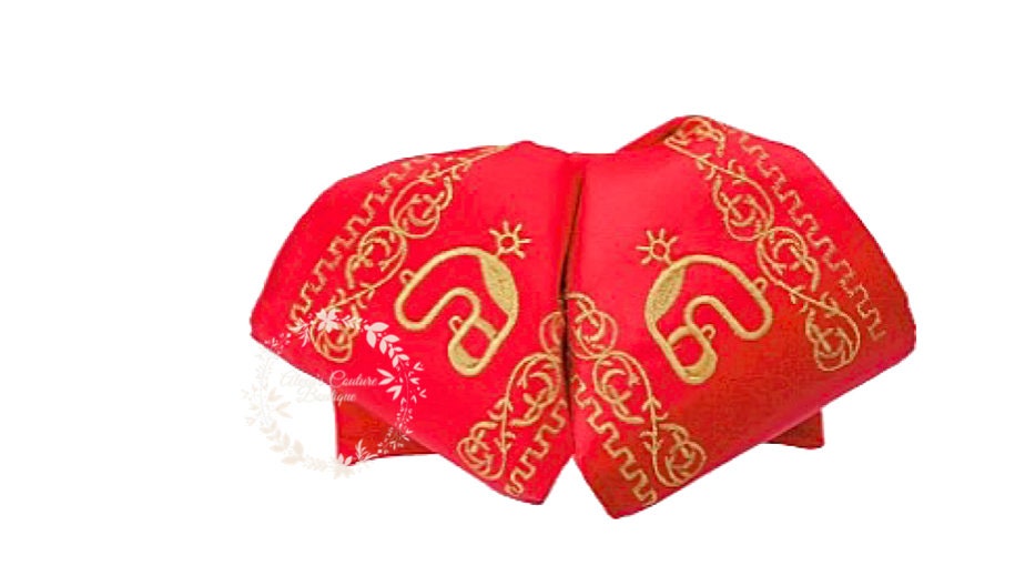 Embroidered Charro Bow for Adults, Mexican Bow for Adults, Charro, Bow Tie, Embroidery, Mariachi Accessories M4 213