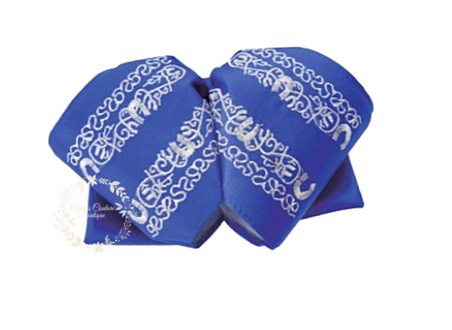 Embroidered Charro Bow for Adults, Mexican Bow for Adults, Charro, Bow Tie, Embroidery, Mariachi Accessories M4 229