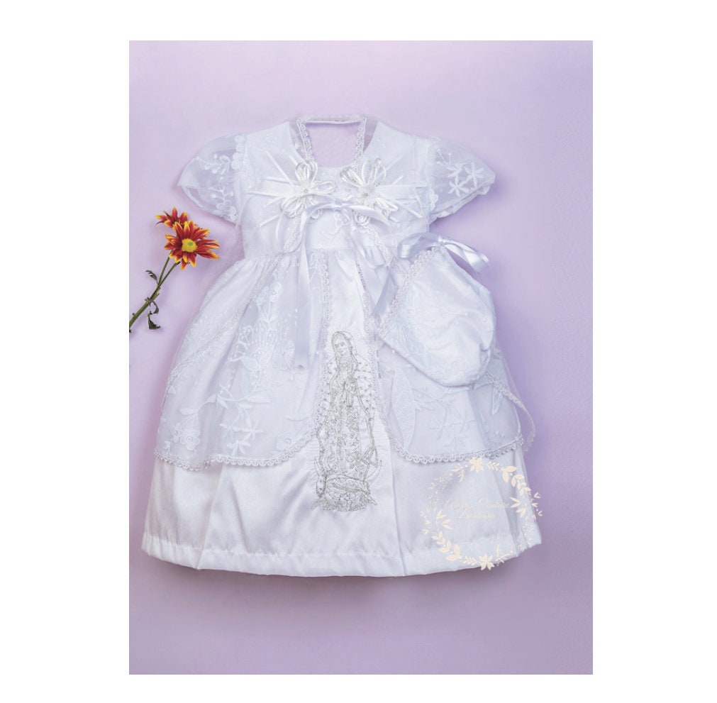 Christening Dress, Girls Complete Baptism Outfit Lace Baptism Dress, Lace Baby Girls Dress, Girls Lace Baptism Dresses199