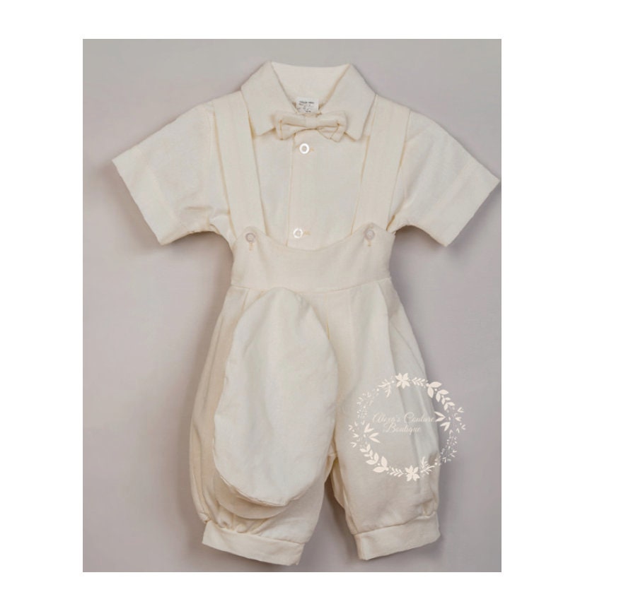 Boy's Baptism/Christening Gown, Romper/Traje de Bautizo para Nino48