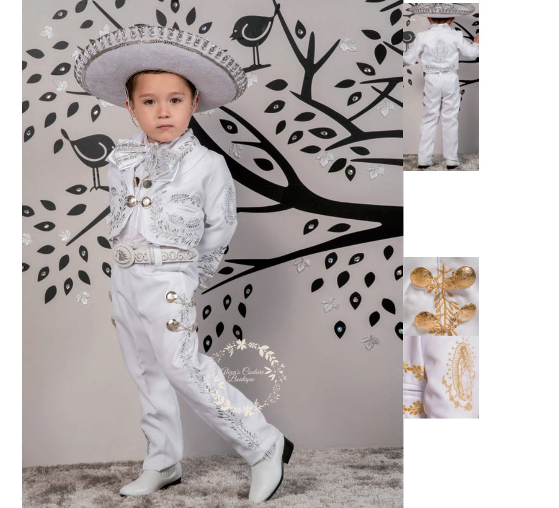 Boys Charro Outfit, Hat NO included/Traje de Charro para Nino  el sombrero NO va Incluido (Charro)116