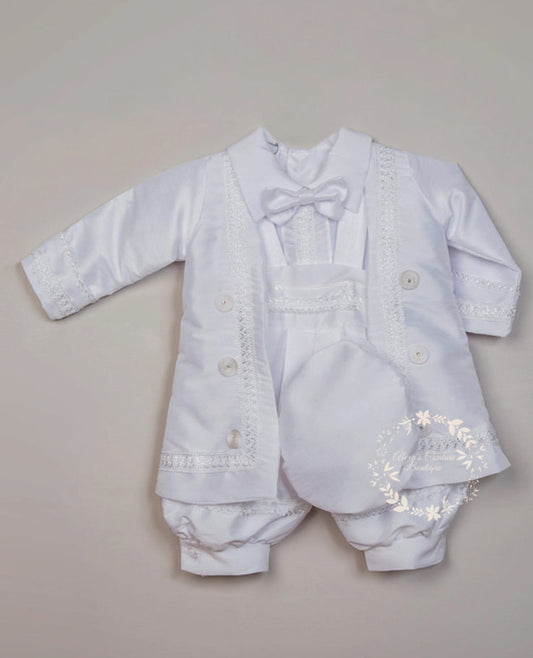 Peace Boy's Baptism/Christening Gown, Romper/Traje de Bautizo para Nino220