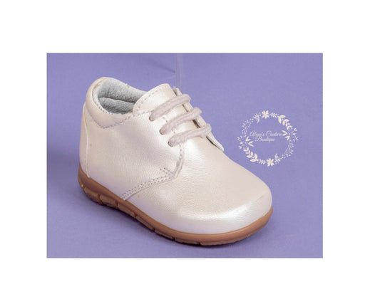 Baby Boys Baptism Shoes White Christening shoes, Baby Boy Shoes, White Shoes, Mi Bautizo Zapatos de Niño,5 63