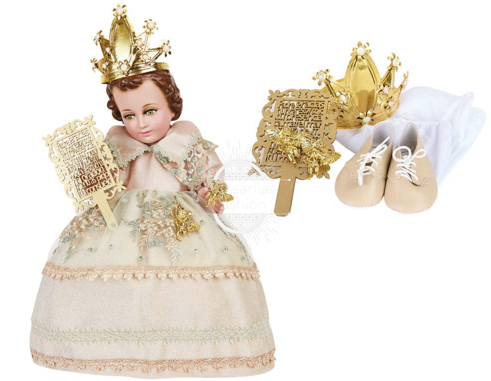 Trajecito de Nino del Consuelo Niño Dios con accesorios Incluidos/Baby Jesus Outfit67