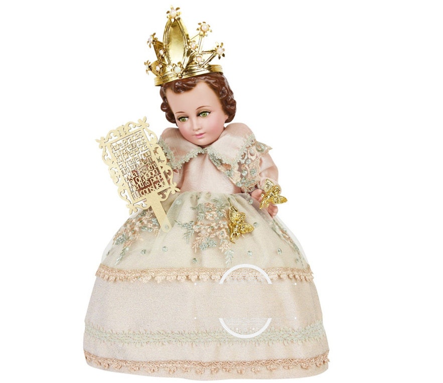 Trajecito de Nino del Consuelo Niño Dios con accesorios Incluidos/Baby Jesus Outfit67