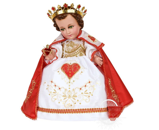 Trajecito de Nino del Sagrado Corazon Niño Dios con accesorios Incluidos/Baby Jesus Outfit83