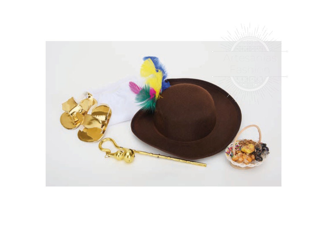 Trajecito de Nino de Atocha Niño Dios con accesorios Incluidos/Baby Jesus Outfit145