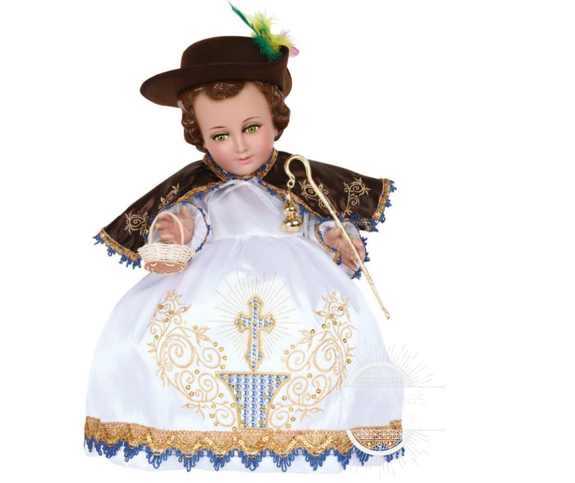 Trajecito de Nino de Atocha Niño Dios con accesorios Incluidos/Baby Jesus Outfit145