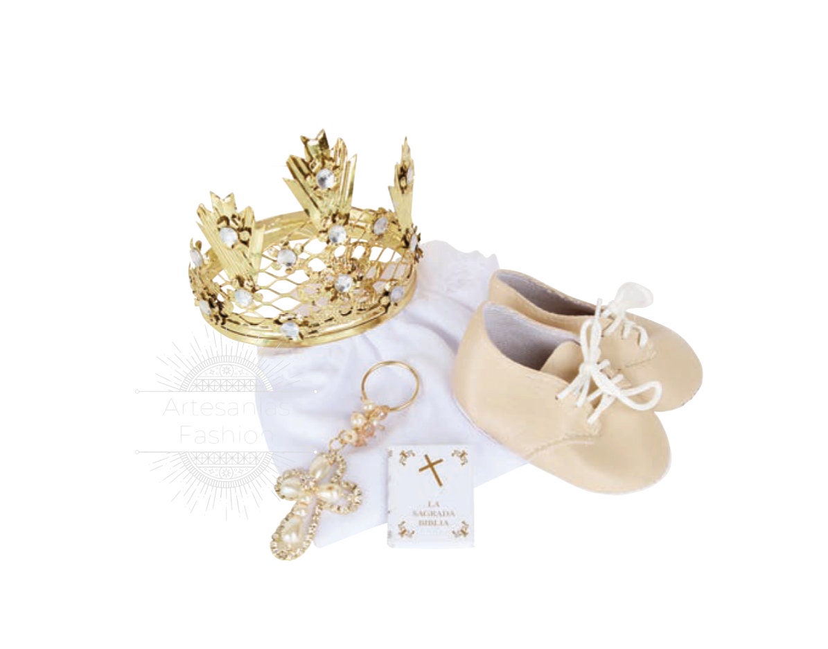 Trajecito de Nino de La Fe y Esperanza Niño Dios con accesorios Incluidos/Baby Jesus Outfit38