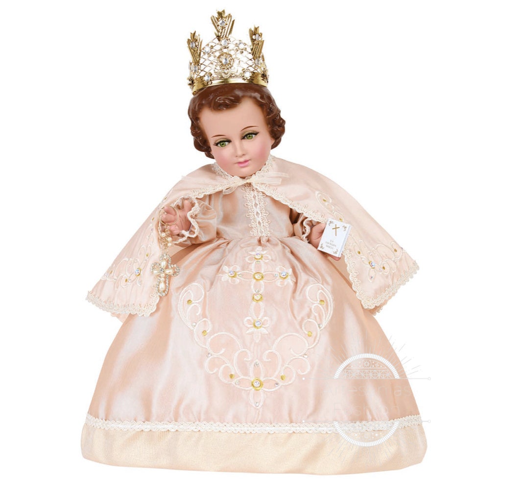 Trajecito de Nino de La Fe y Esperanza Niño Dios con accesorios Incluidos/Baby Jesus Outfit38