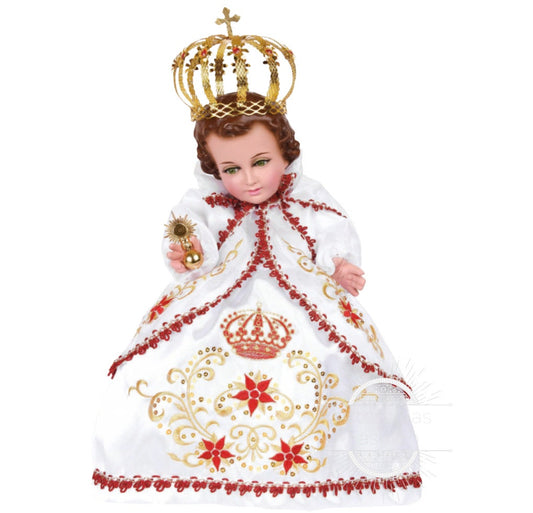 Trajecito de Nino del Cristo Rey Bordado Niño Dios con accesorios Incluidos/Baby Jesus Outfit35