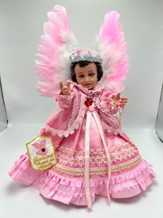 Trajecito de Nino dios Angel del Amor  para Niño Dios con accesorios Incluidos/Baby Jesus Outfit12