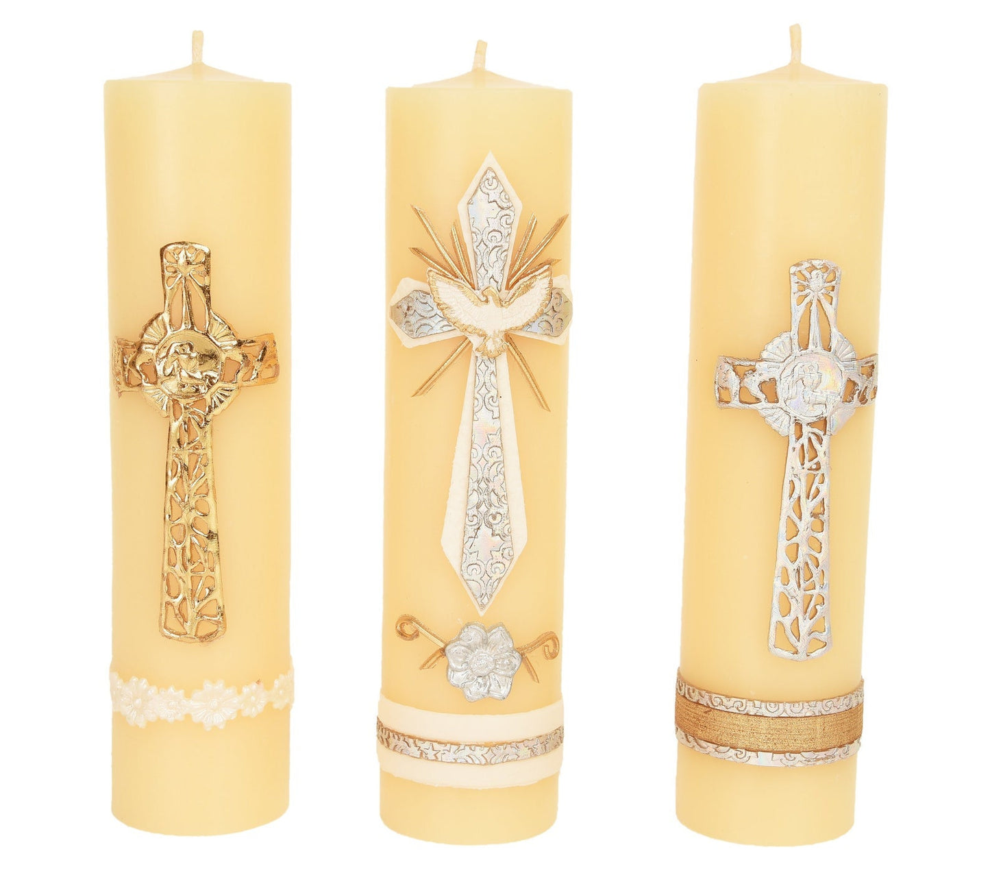Cirio con cruz de repujado, candle with cross cirios velas navidenas, velas, cross candles48