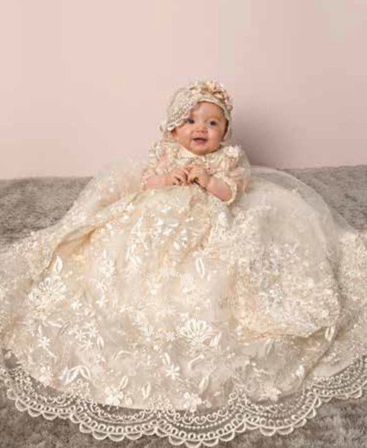 Christening Dress, Girls Complete Baptism Outfit Lace Baptism Dress, Lace Baby Girls Dress, Girls Lace Baptism Dresses31