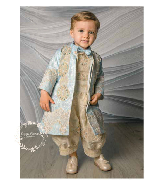 4 Peace Boy's Baptism/Christening Gown, Romper/Traje de Bautizo para Nino178