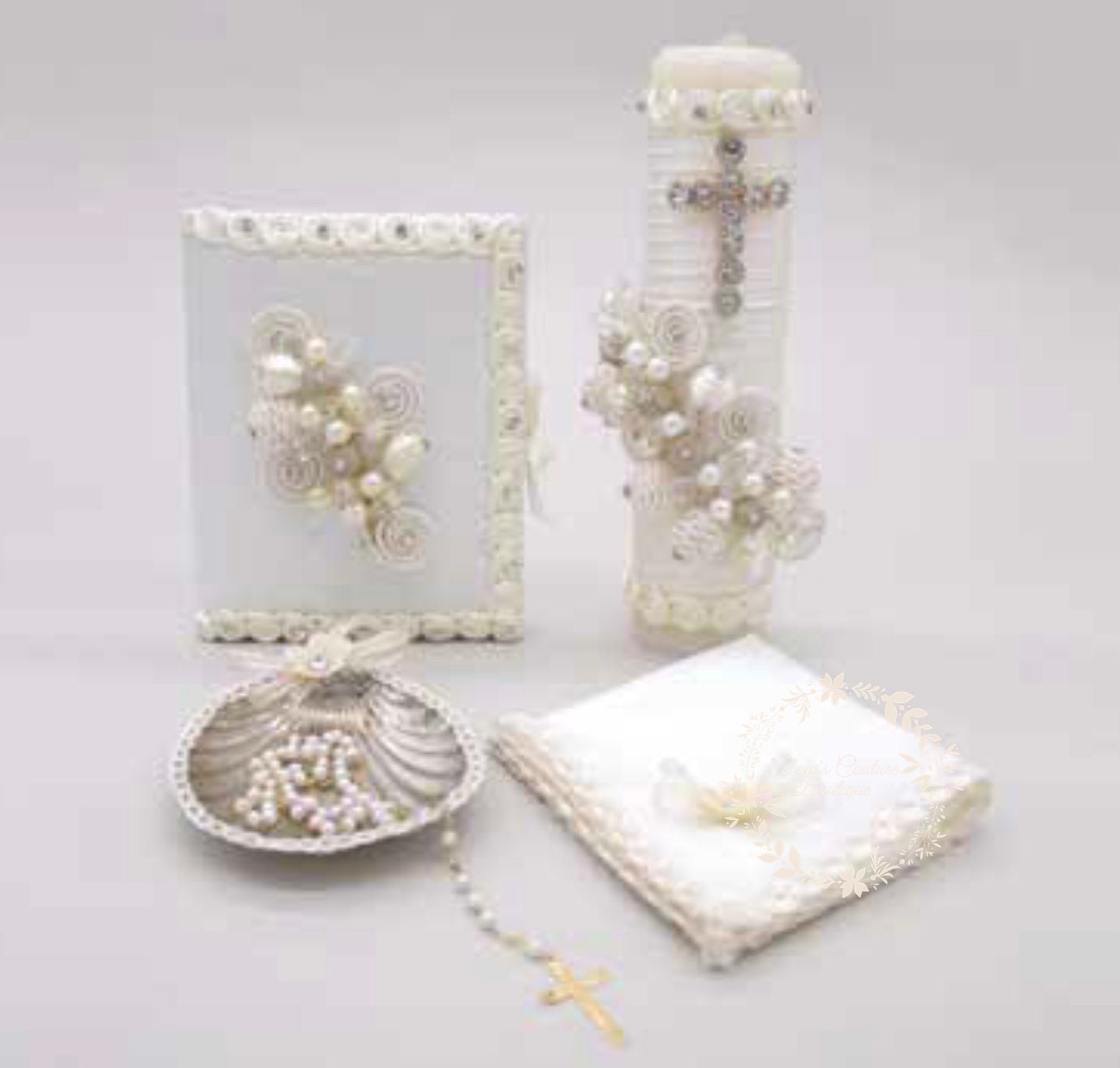 Baptism candle set/Baptism candle/vela para bautizo Baptism/Christening Candle Set/Vela De Bautizo27