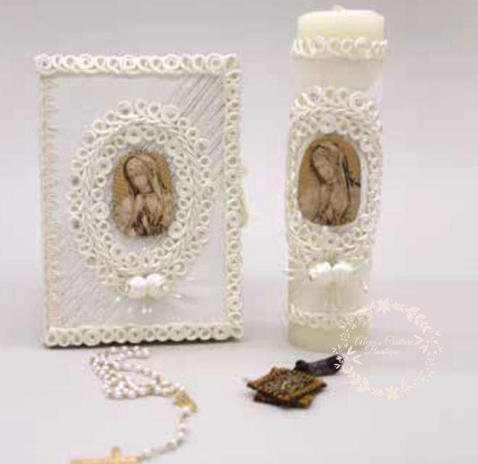 First Communion Candle Set/Set Vela de Prima Communion158