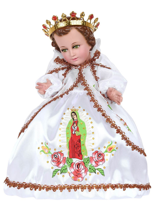 Trajecito de Virgen de Guadalupe para Niño Dios con accesorios Incluidos/Baby Jesus Outfit79