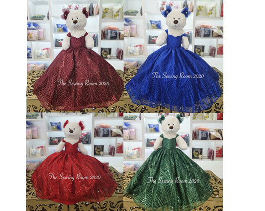 Personalized Quinceanera Teddy Bear Dress, Custom made Teddy Bear Dress, Includes Custom made Dress and Bear19