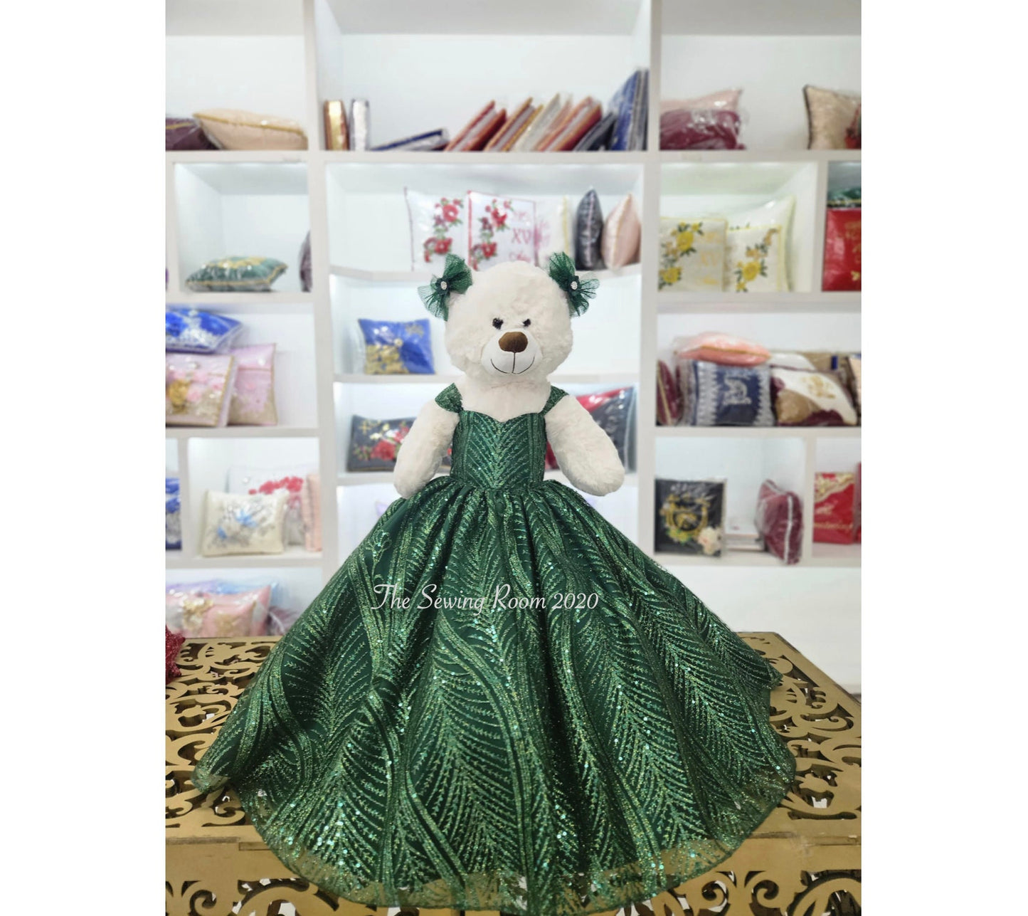 Personalized Quinceanera Teddy Bear Dress, Custom made Teddy Bear Dress, Includes Custom made Dress and Bear19