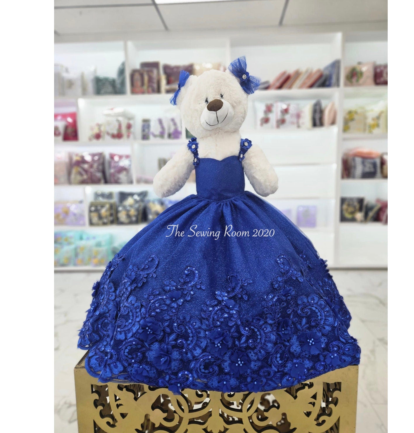 Personalized Quinceanera Teddy Bear Dress, Custom made Teddy Bear Dress, Includes Custom made Dress and Bear17