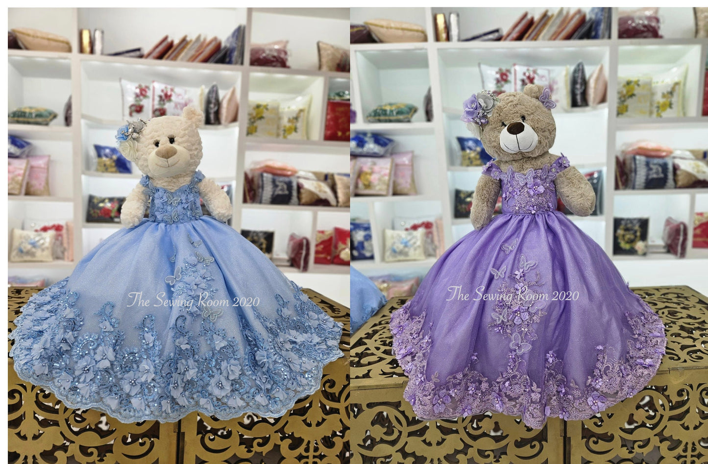 Personalized Quinceanera Teddy Bear Dress, Custom made Teddy Bear Dress, Includes Custom made Dress and Bear18