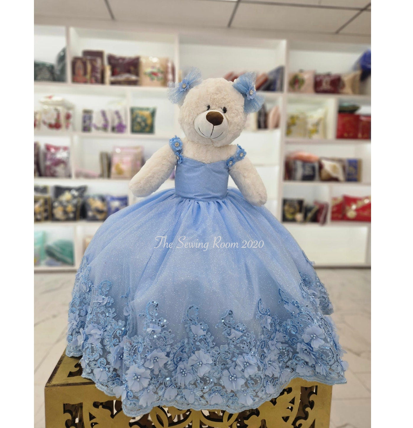 Personalized Quinceanera Teddy Bear Dress, Custom made Teddy Bear Dress, Includes Custom made Dress and Bear17